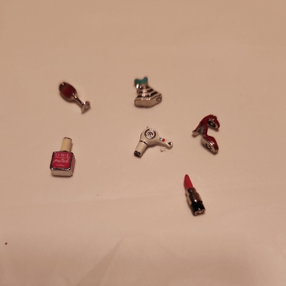 Origami Owl Silver Rectangular Locket Necklace Wi… - image 5